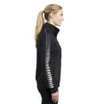 thumbnail image 3 of DISCONTINUED Sport-Tek Women's Dot Sublimation Tricot Track Jacket. LST93, 3 of 6