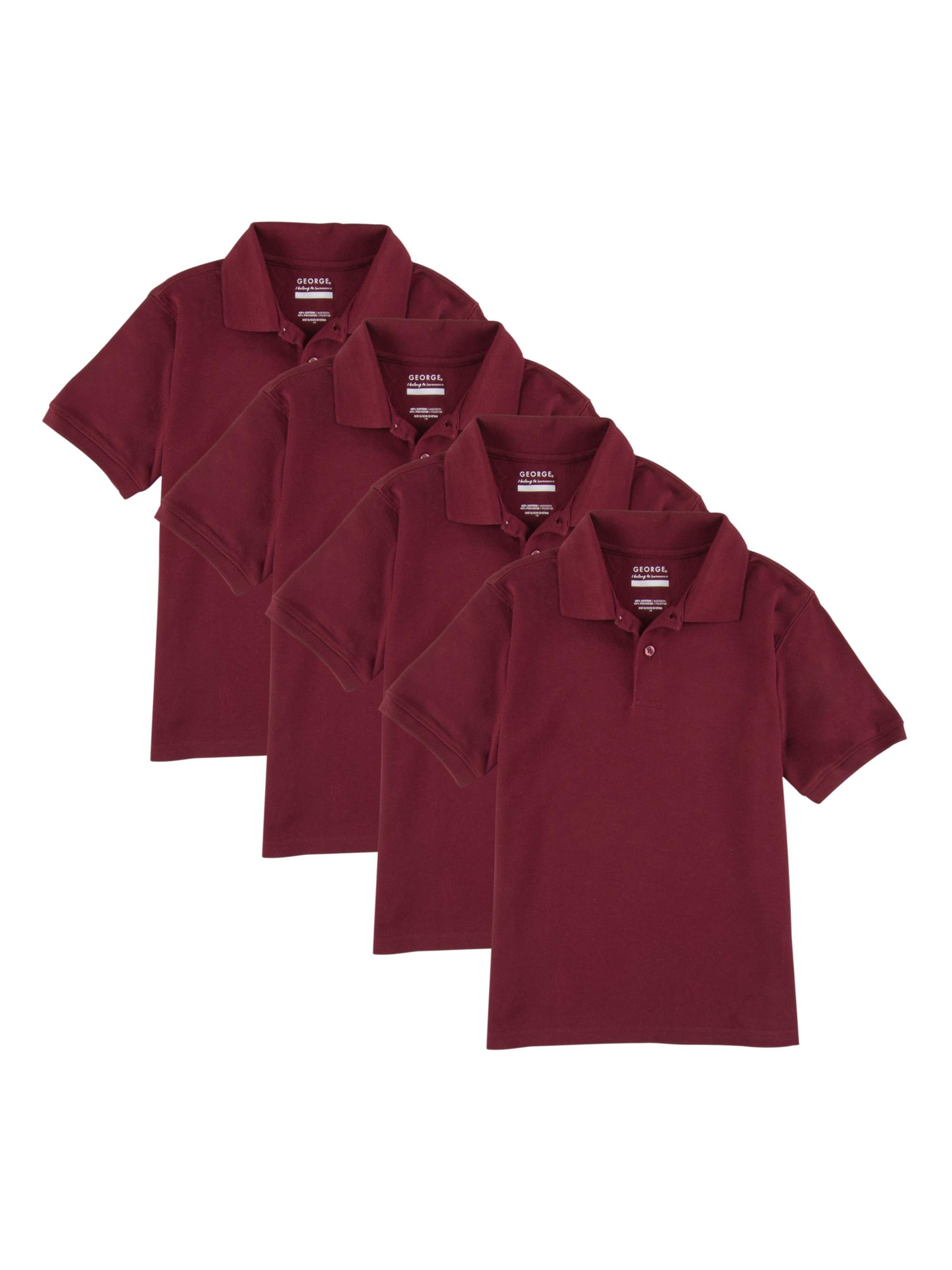 Boys School Uniforms Short Sleeve Pique 
