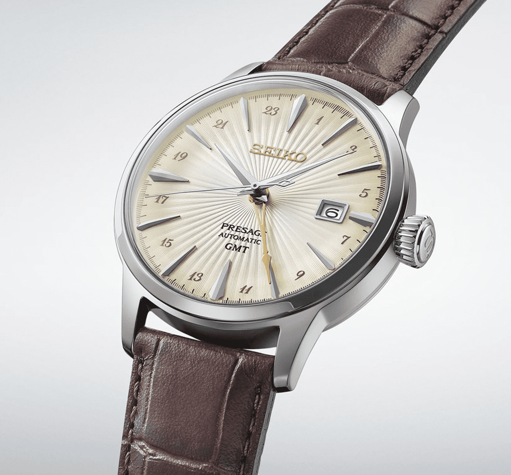 Seiko Men's Presage 23 Jewel Automatic Brown Dial 50M Water