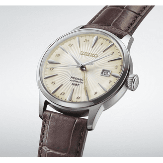 Seiko Men's Presage 23 Jewel Automatic Brown Dial 50M Water