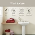 thumbnail image 6 of Modern Threads Ophelia 6-Piece Cotton Adult Bath Towel Set, Clay, 6 of 7