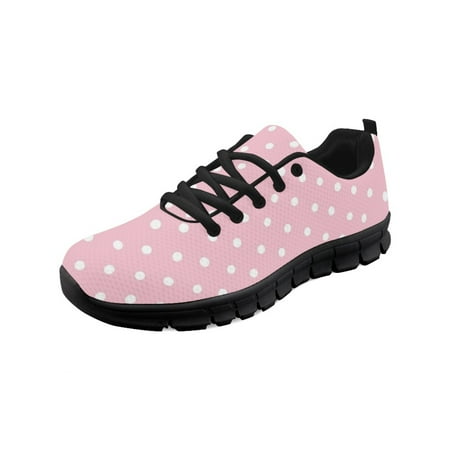 

Spring Nurse Flat Running Jogging Shoes Women Cute Polka Dot Printed Women s Sneakers Shoes Breath Mesh Flats Zapatos de Mujer