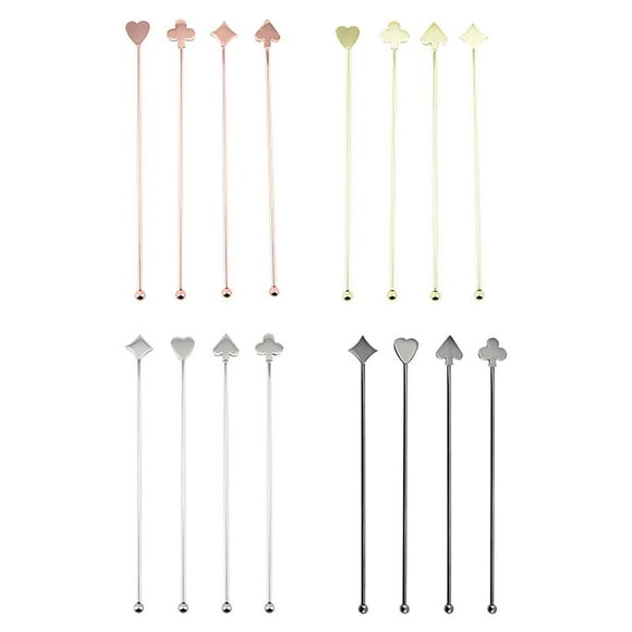 Agiferg Stainless Steel Coffee Beverage Stirrer Stirring Cocktail Beverage Swirling Stick