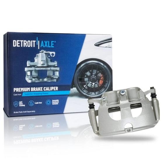 Detroit Axle - Rear Left Brake Caliper with Bracket Replacement for 2009 2010-2016 2017 2018 Dodge Ram 2500 Ram 3500