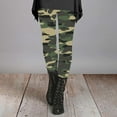 thumbnail image 2 of Jxximdong Leggings for Women Women's Autumn And Winter Camouflage Leggings Artistic Printed Soft Stretchy Pants For Women Green L Yoga Pants, 2 of 4