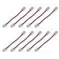 thumbnail image 1 of Conector De Tira De Luz COB, 10 Piezas Conectores De Tira De Luz Flexibles Profesionales Para La Escuela Para El Hogar, 1 of 7