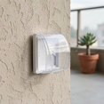 HAMPPLIES 2Pcs Clear Outdoor Waterproof Electrical Outlet Covers ...