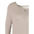thumbnail image 4 of LASCANA Women's Printed 3/4 Sleeve Top Buttons, 4 of 5