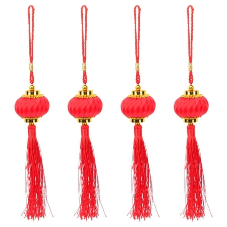 

4Pcs Chinese Style Lanterns Pendants Spring Festival Hanging Ornament Home Decor