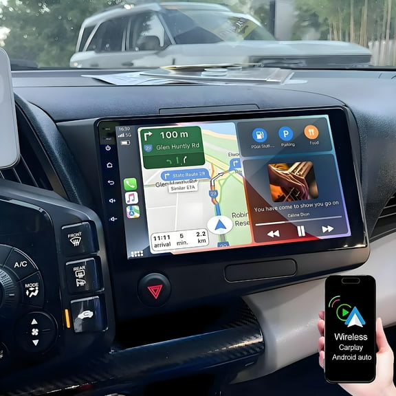 Gsuatey 2G 64G Car Radio for Honda CRZ CR-Z 2010-2016 with Wireless Carplay Android Auto, 9 Inch HD Touchscreen with WiFi GPS Bluetooth FM/RDS Stereo USB SWC with Backup Camera