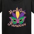 thumbnail image 4 of Inktastic Mardi Gras Princess Youth T-Shirt, 4 of 5