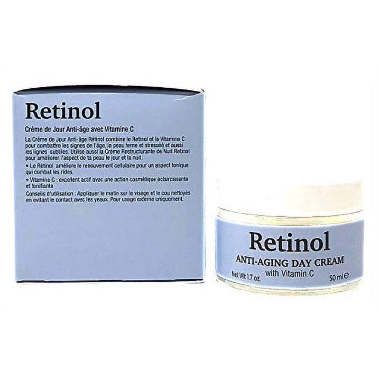 Delfanti RETINOL Anti-Aging Day Cream with Vitamin C 1.7 fl oz