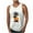 White, variant on ZCFZJW Men's Workout Tank Tops Sleeveless Muscle Gym Shirt Quick Dry Summer Tropical Palm Tree Pattern Print Crew Neck Basic Tees Shirt Green M