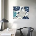 thumbnail image 4 of Erapdaur Flower Pattern Wall Art Print Canvas Decor for Bedroom Living Room Home Office 16x12in, 4 of 6
