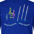 thumbnail image 4 of Inktastic Flute Player Treble Long Sleeve Youth T-Shirt, 4 of 5