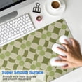 thumbnail image 4 of Vintage Groovy Flowers Large Mouse Pad: Cute, Non-Slip Rubber Base Mouse Mat with Stitched Edges - Perfect Desk Accessory for Home Office, Computer, Laptop Decor for Women - 31.5x11.8 inches, 4 of 7