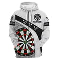 thumbnail image 4 of Sudadera con capucha y cremallera con estampado de dardos en 3D y juego de bar, tendencia de hip hop, ropa de otoño de talla grande, 4 of 4