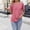 Pink, variant on YHAJDS Lace Tops for Women Blouses Dressy Casual Short Sleeve Round Neck Spring Summer Shirt