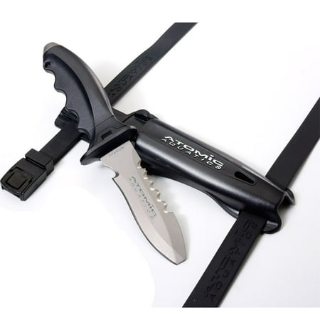 Blunt Tip Diving Knife - Atomic Aquatics Ti6 Titanium Blunt Tip Dive Knife