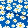 thumbnail image 2 of Singer Fabrics, 100% Cotton Print, Craft Quilting, 44 Inch, Royal Daisy, 8 Yard Precut, 2 of 2