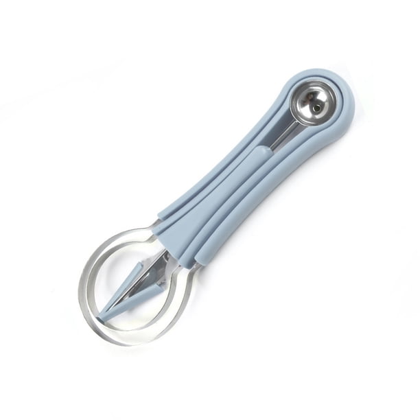 Matsuzay Cuchara para frutas Grabado de cabezas Cocina Artesanal Sandía Baller Separador multifuncional para el hogar de acero inoxidable Type3 NO3