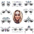 thumbnail image 1 of nipocaio 10pcs Face Diamond Sticker Acrylic Diamond Sticker Art Festival Wedding Birthday Party Decoration Face Diamond Sticker (Random Style), 1 of 5
