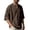 Brown, variant on Breathable Blend ’s Solid Short Sleeve T Shirt For Everyday Comfort And Cool Fit Lightweight Apparel