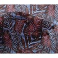 thumbnail image 5 of oneOone Viscose Chiffon Maroon Fabric Leaves Sewing Material Print Fabric By The Yard 42 Inch Wide, 5 of 6