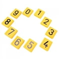 thumbnail image 2 of Étiquette d'Identification de Vache de Base Jaune 0-9, Étiquette d'Identification de Mouton de 10PCS, pour l'Accessoire de Bétail de Vache pour le Signe d'Identification de Mouton, 2 of 8