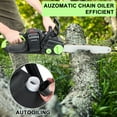 thumbnail image 5 of Warkul 16 Inch Cordless Chainsaw, Brushless Motor Electric Chainsaw, Battery Powered Chainsaw with 2 x 4Ah Batteries, for Tree Felling, Pruning, Logging and Firewood, 5 of 7