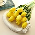 thumbnail image 4 of Mdesiwst 1Pc Real Touch Artificial Flowers Tulips Bouquet Party Home Wedding Fake Bridal Silk Accessory, 4 of 7