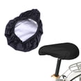 thumbnail image 2 of 6Set Bike Seat Cushion in Black Polyester Fibre with Waterproof and Dust-Resistant Functions for Outdoor Use, 2 of 8
