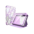 thumbnail image 2 of i-Blason Cosmo - Protective case for tablet - TPU corners - purple marble - 8.3" - for Apple iPad mini (6th generation), 2 of 7