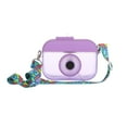 thumbnail image 2 of Cute Camera-Print Plastic Water Bottle with Straw & Strap - Leakproof, Outdoor Travel Cup,C,A, 2 of 4