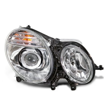 Mercedes Door Light Logo 2006-2009 Mercedes E-Class 4-Door Sedan/Wagon Halogen Type Headlight Passenger Side MB2501100 ()