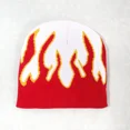 thumbnail image 5 of Gorro turbante con llamas, gorro tejido, gorro de invierno, gorro Trilby de lana con forro polar, gorro de punto para mantener el calor, gorro de media, Skullies, 5 of 5