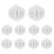 thumbnail image 1 of 10 conectores de cubo de alambre, rejilla de alambre blanca, conectores de plástico para estanterías y organizadores de armario, 1 of 7