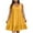 Yellow, variant on Mgmyaa Womens Plus Size Summer Tank Dresses Casual Sleeveless Tshirt Sundress Beach Cover Up Loose Ruffle Midi Dress L-5XL
