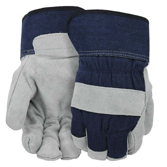 West Chester Protective Gear Men's Split Leather Palm Work Glove - Insulated - XL, White