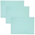 thumbnail image 1 of 3 alfombrillas de corte A4, color verde menta, para modelos de papel, sellos de goma, grabado y escala., 1 of 14