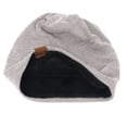 thumbnail image 4 of Holzkary Winter Hats for Men Women Fleece Lined Beanie Warm Cuffed Soft Knit Outdoor Skull Cap Confinement Hat All-Match Hedging Cap Plus Velvet Warm Cold Hat Knitted Pile Hat Grey One Size, 4 of 4