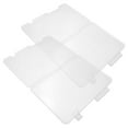 thumbnail image 1 of OULII 2Pcs Clear Puzzles Box with Transparent Color for Organization, 1 of 8