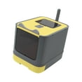 thumbnail image 1 of Caja de arena para gatos cerrada Strade Fareast Limited Bandeja multifuncional 44,5 x 34,5 x 36 cm amarillo, 1 of 8