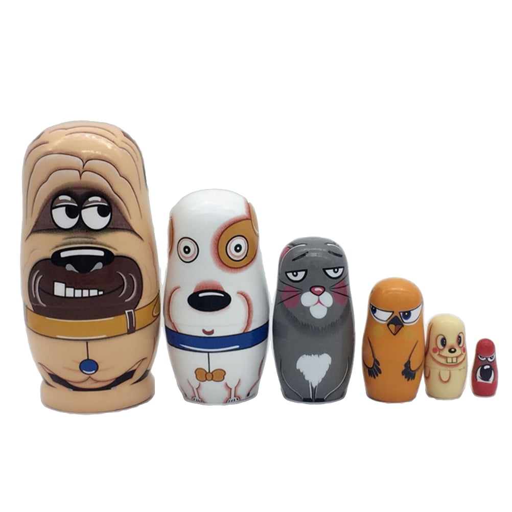 Doll Dolls Matryoshka Nesting Russian Wooden Wood Stacking Animal
