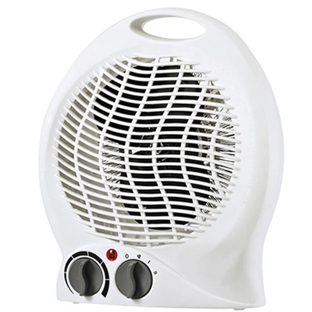 Calentador de aire Mini horno eléctrico doméstico Calentador eléctrico Aire acondicionado para calefacción y refrigeración, Blanco JFHHH pequeña