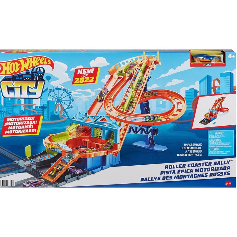 Pista Hot Wheels Aeropuerto Giratorio Autos Pista De Aviones Hot