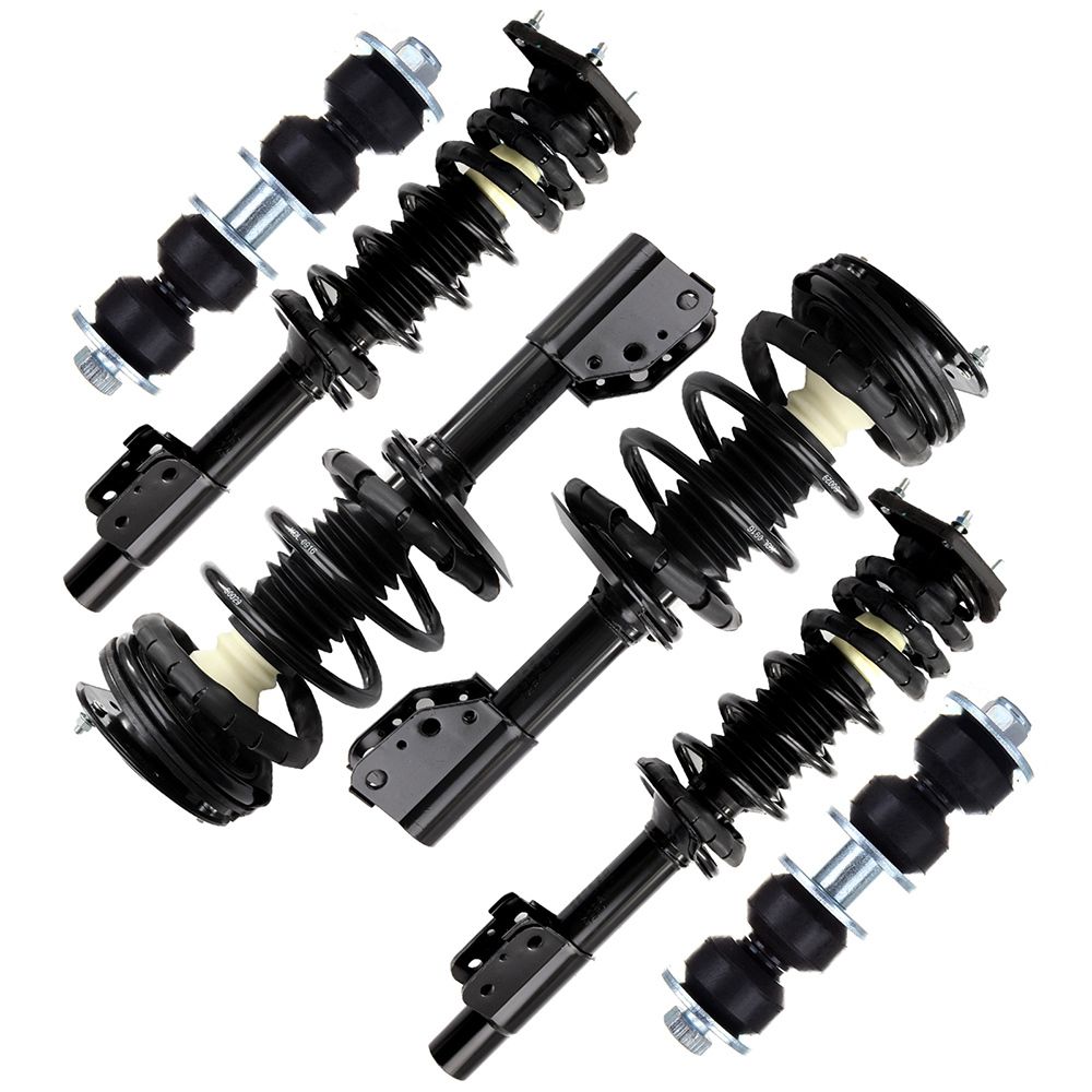 ECCPP Front/Rear Strut Spring Assembly, Stabilizer Bar Link Kit Fit for