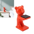 thumbnail image 4 of Bear Watch Stand, Handcrafted Resin Material Three Dimensional Resin Watch Display Stand Modern Style  For Home White,Pink,Blue,Wine Red,Orange, 4 of 8