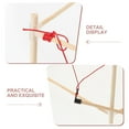 thumbnail image 3 of SEWCHICS Wooden Lantern Frame Kit with Lantern Bracket for Craft Making Beige 1Pack, 3 of 7