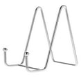 thumbnail image 2 of Silver Iron Picture Frame Stand for Decor with Triangular Structure Small Size Metal Display Stand, 2 of 8